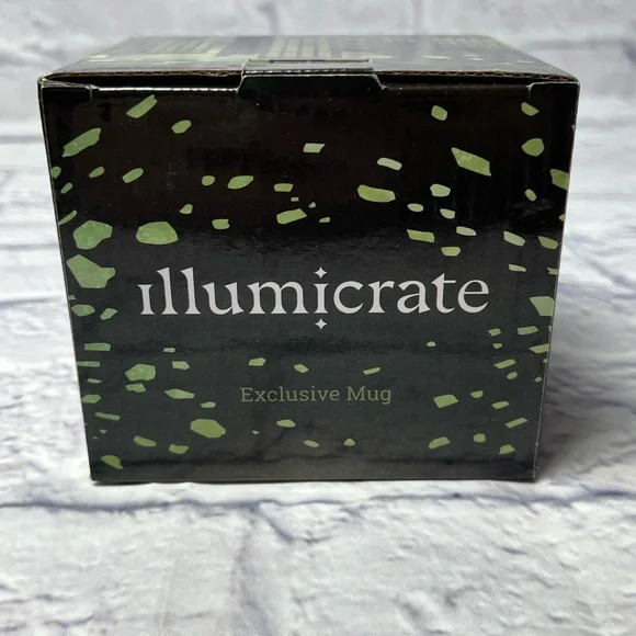 Illumicrate Cut & Carve Jade City Black and Green Mug - Picture 3 of 9